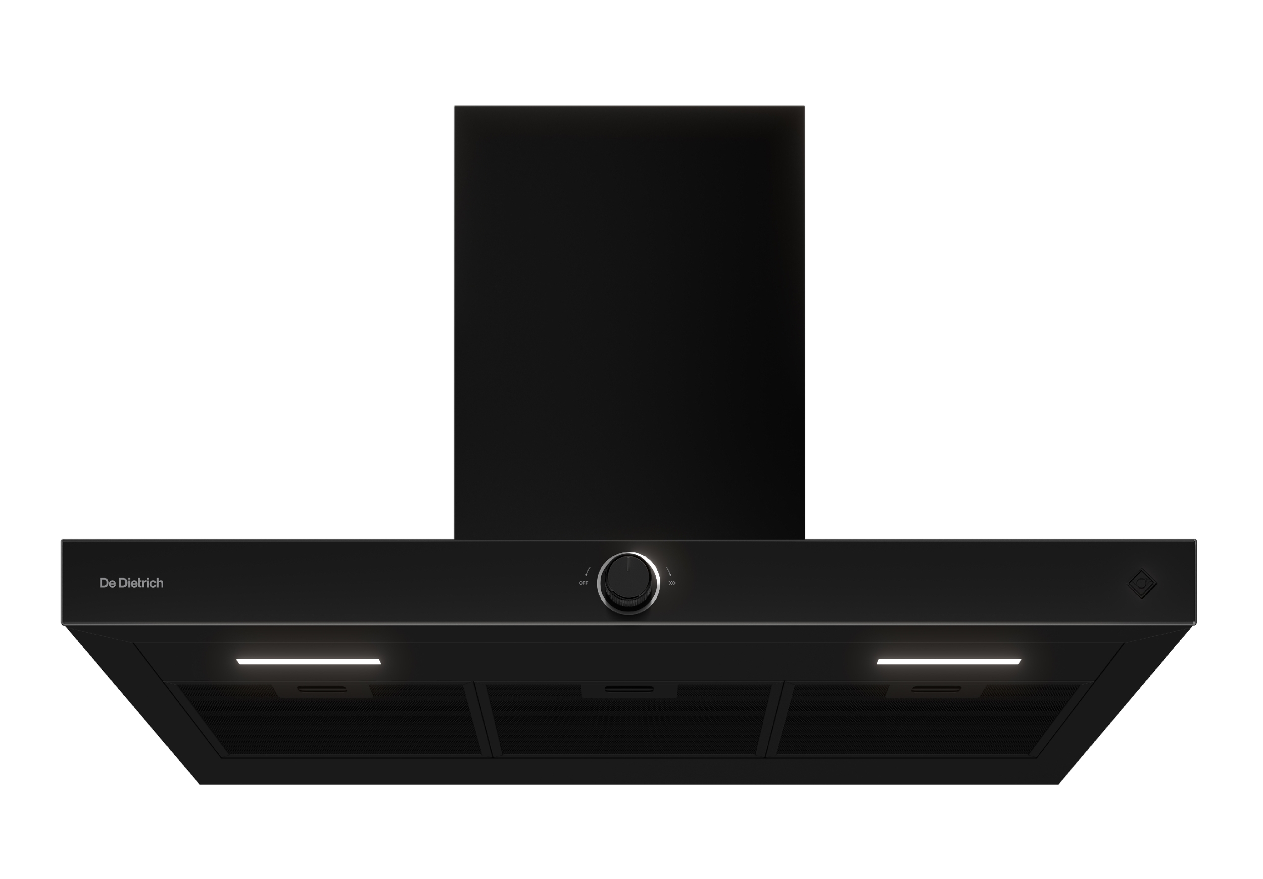 Odsavač par De Dietrich DHB4934B v barevném provedení Infinite Black